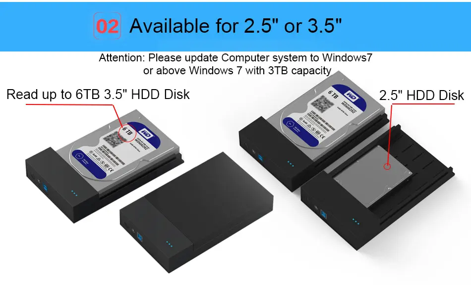 MR35T инструмент Frree 7-9 5 мм HDD док-станция для жесткого диска 3 дюйма SATA USB 0 Корпус SSD 6