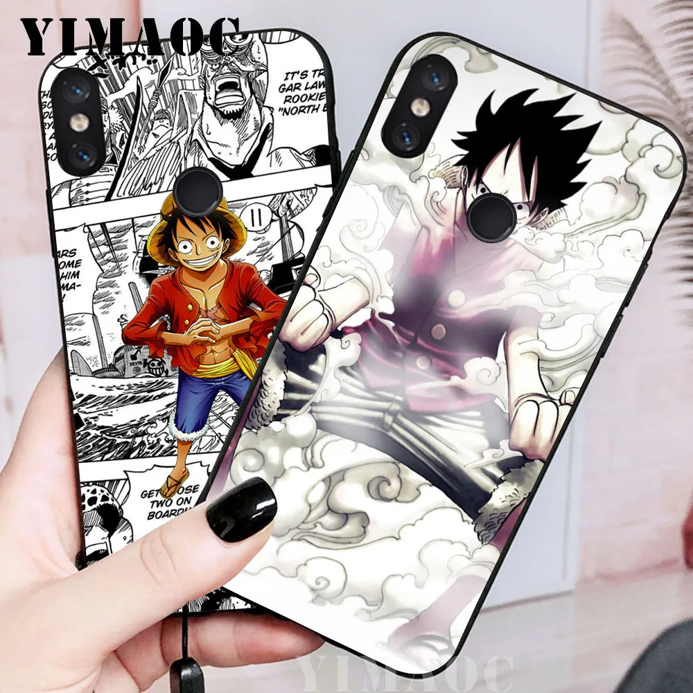 YIMAOC Anime One Piece Soft Case for Xiaomi Mi5 Mi5S Mi6 Mi9 Mi8 Lite SE A1 A2 Pocophone F1 MAX 3 |