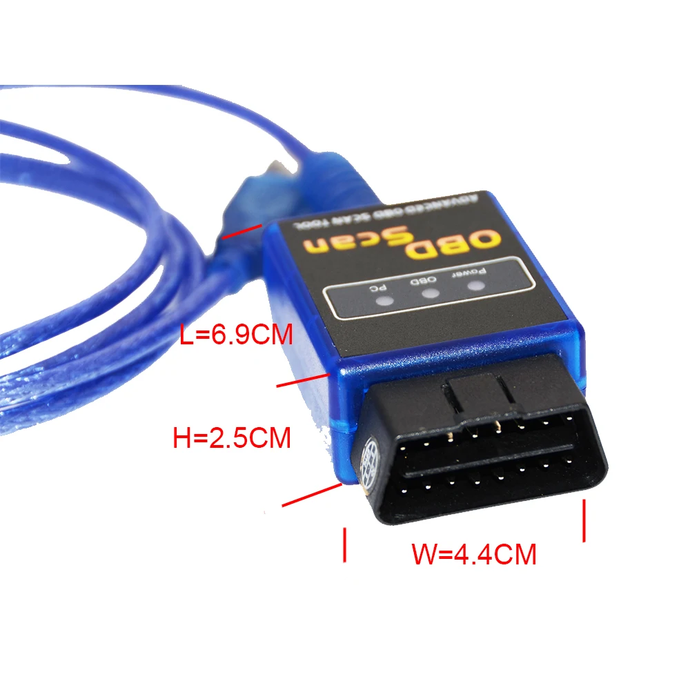 Бегемот USB Bluetooth WIFI ELM327 OBD2/OBDII ELM 327 V1.5/V2.1 для Android IOS автоматический диагностический