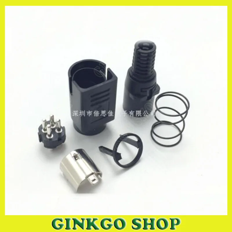 

20pcs/lot High Quality DIN 4 Cord S Terminal DC Power Plug Dual power supply 4-pin Male Plug Terminals