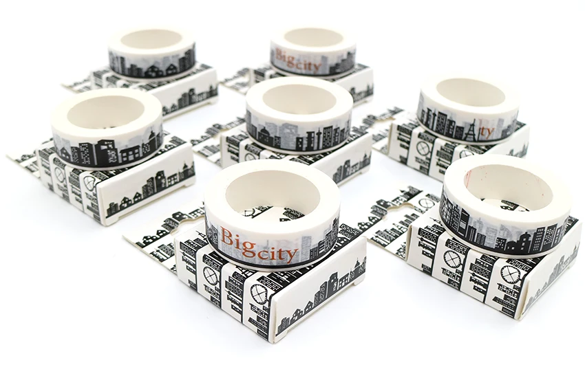 Рисунок 6 - 15 мм * 10 м коробка посылка город черный