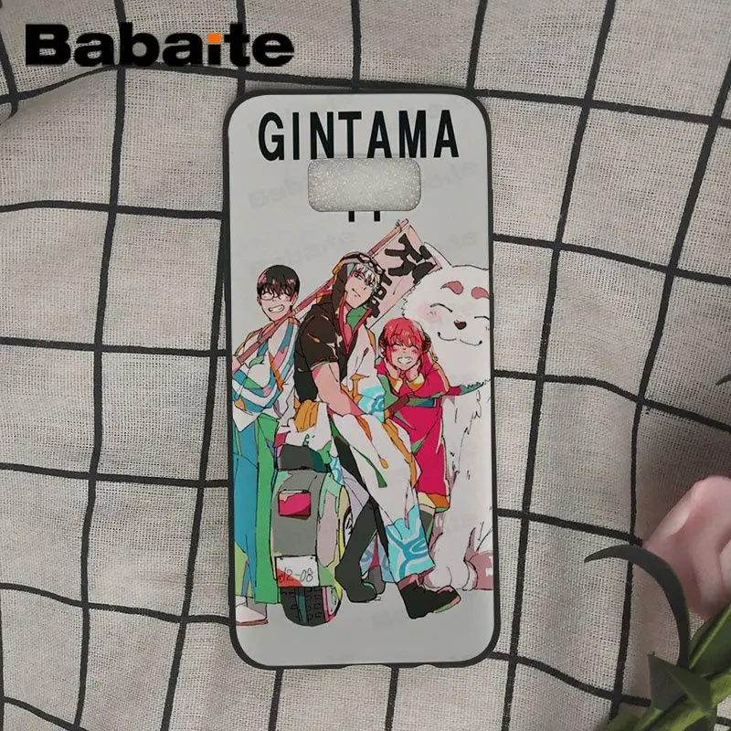 Babaite/Новый черный чехол для мобильного телефона с рисунком гинтамы Samsung Galaxy s9 s8 plus