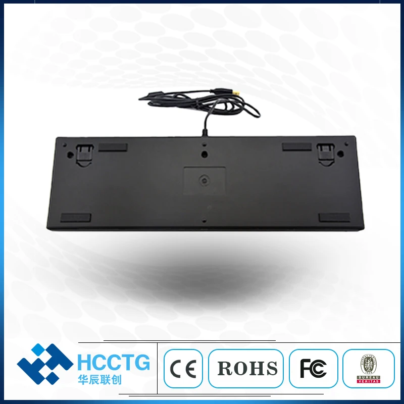 PBT Keycaps Mechanical Keyboard Red Switch White Backlight 104 Keys Game Keyboard