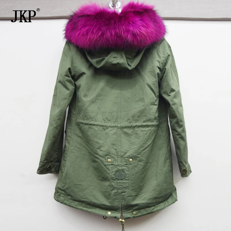 2020 зимняя женская куртка армейская зеленая длинная парка пальто с натуральным