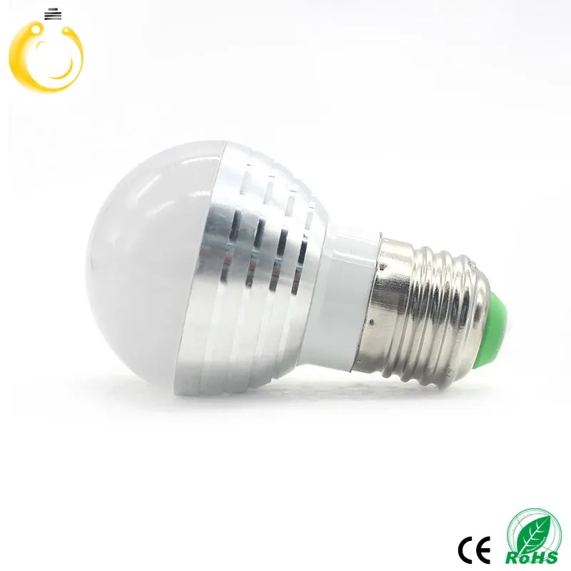 E27 E14 GU10 светодиодный RGB лампа AC110V 220 В 5 Вт прожектор затемнения волшебный праздник