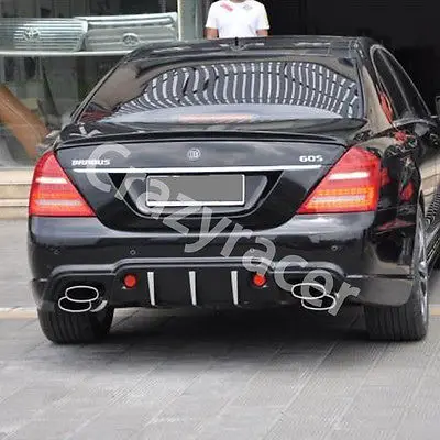 

W221 PU Unpainted Rear Trunk Lip Spoiler Wing for Mercedes-Benz W221 2010-2013