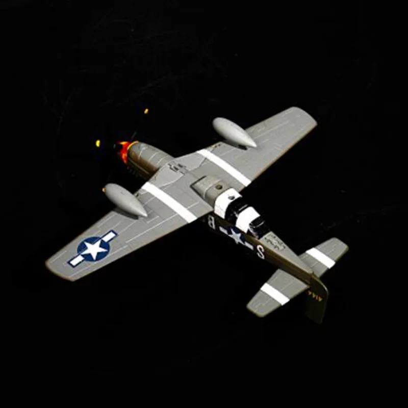 Модель самолета Mustang 1/72 из сплава США в стиле милитари игрушки для взрослых и