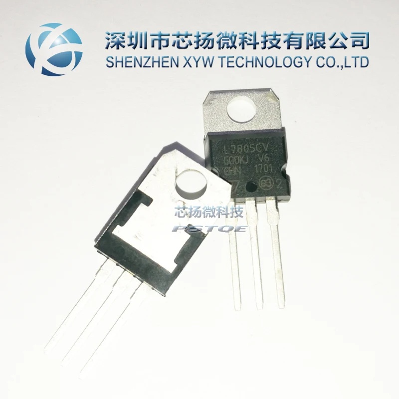 Новый L7805CV TO220 L7805 TO 220 7805 LM7805 MC7805|Интегральные схемы| |