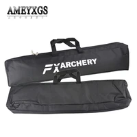 1pc recurve bow bag canvas outdoor hunting portable shoulder bag handbag shooting archery accessories double layer bow bag