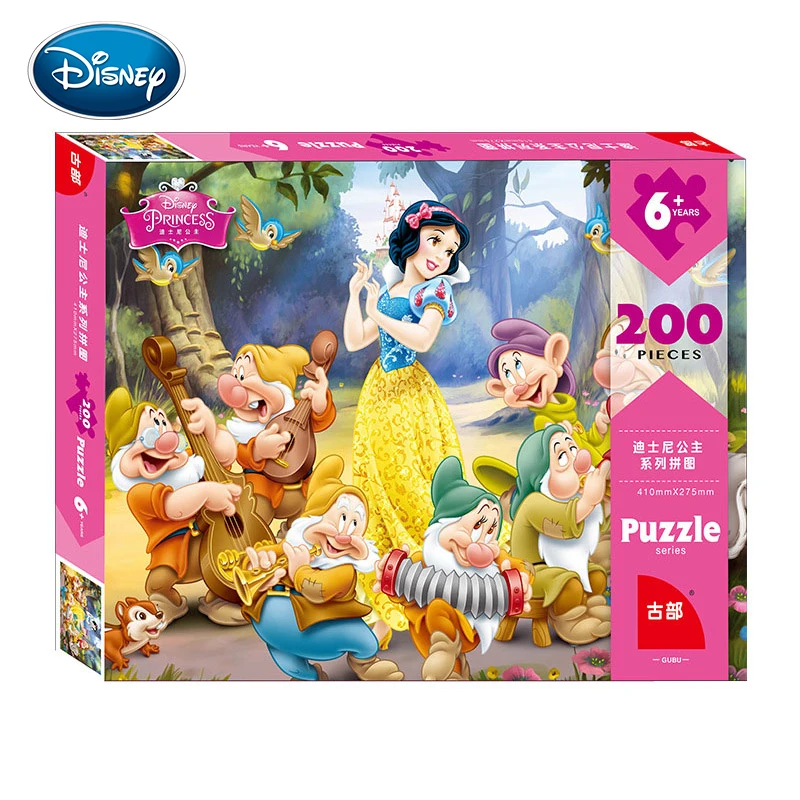 Disney детские игрушки ледяная Романтика принцесса 200 шт. бумажная головоломка