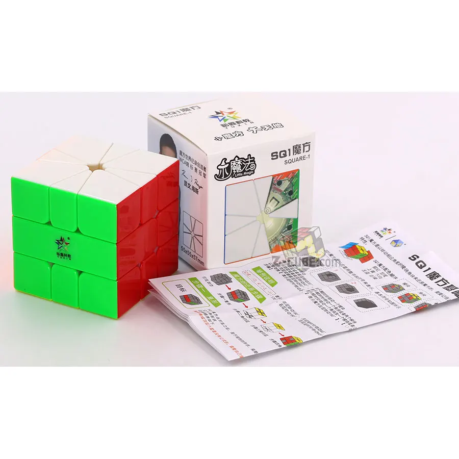 Little Magic SQ-1 Игра, головоломка, волшебный куб, YuXin Единорог V2 версия 2 KYLIN м 3x3x3 немного волшебства 3x3 пирамиды megamin x секретная коробочка Профессиональный Кубик Рубика - Цвет: Little Magic SQ-1