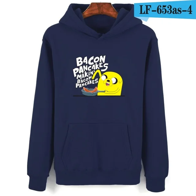 navy blue Время приключений Финн и Джейк Собака лицо толстовки для мужчин женщин Куртка Пальто harajuku брендовая одежда толстовка moletom 4xl - Цвет: navy blue