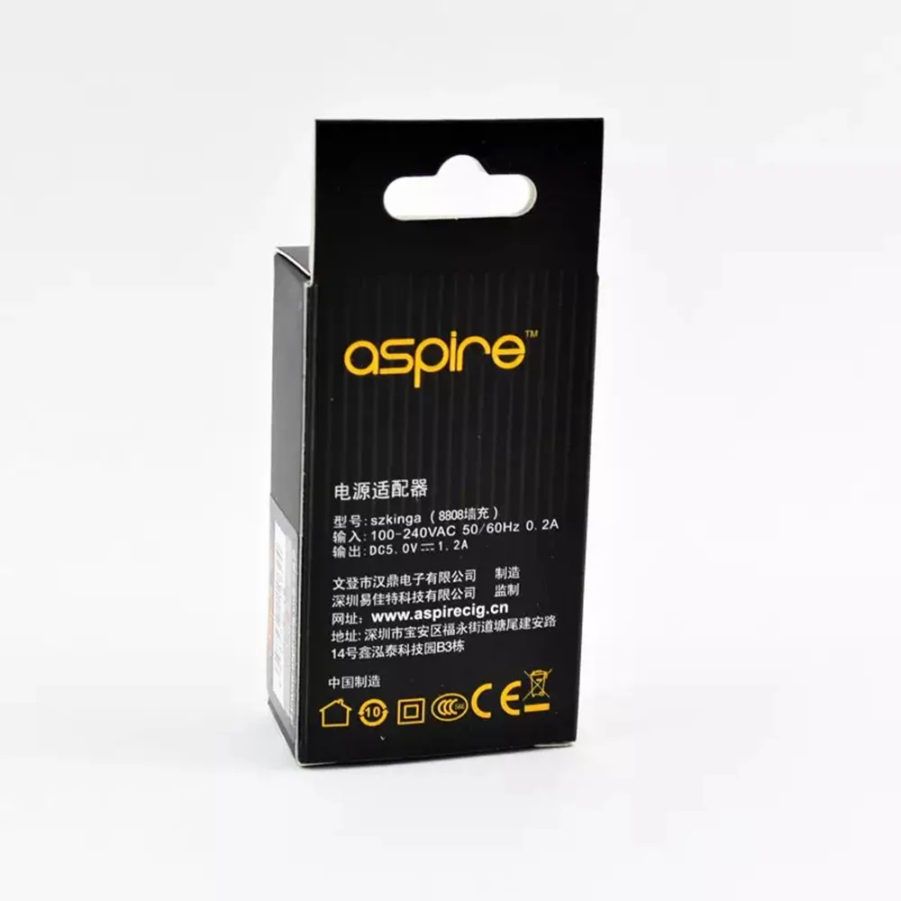 Зарядное устройство Aspire для электронных сигарет с американской вилкой. Новое дешевое предложение. Совместимо с E USB Ego.