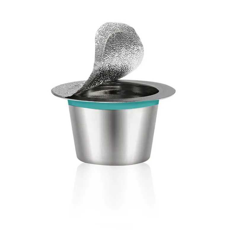 5 шт./компл. Nespresso из нержавеющей стали многоразовая капсула для кофе Темпер