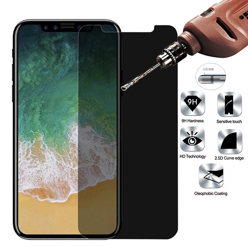 Защитная пленка закаленное стекло для Apple iphone X/8/7/6/6s | Мобильные телефоны и