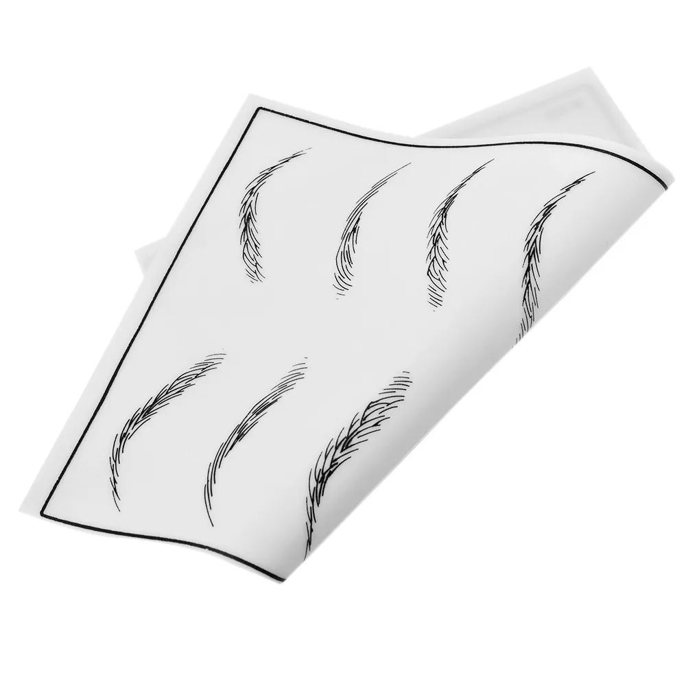 5 шт. Перманентный макияж ATOMUS для практики татуажа бровей кожи поддельная бровь