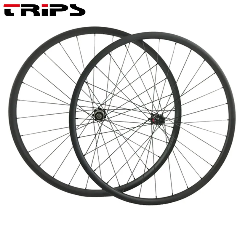 TRIPS 29er MTB колеса AM 40 мм Асимметричный горный велосипед углеродная колесная 29 дюймов Novatec D411 D412 ступицы DH 29 Углеродные велосипедные колеса