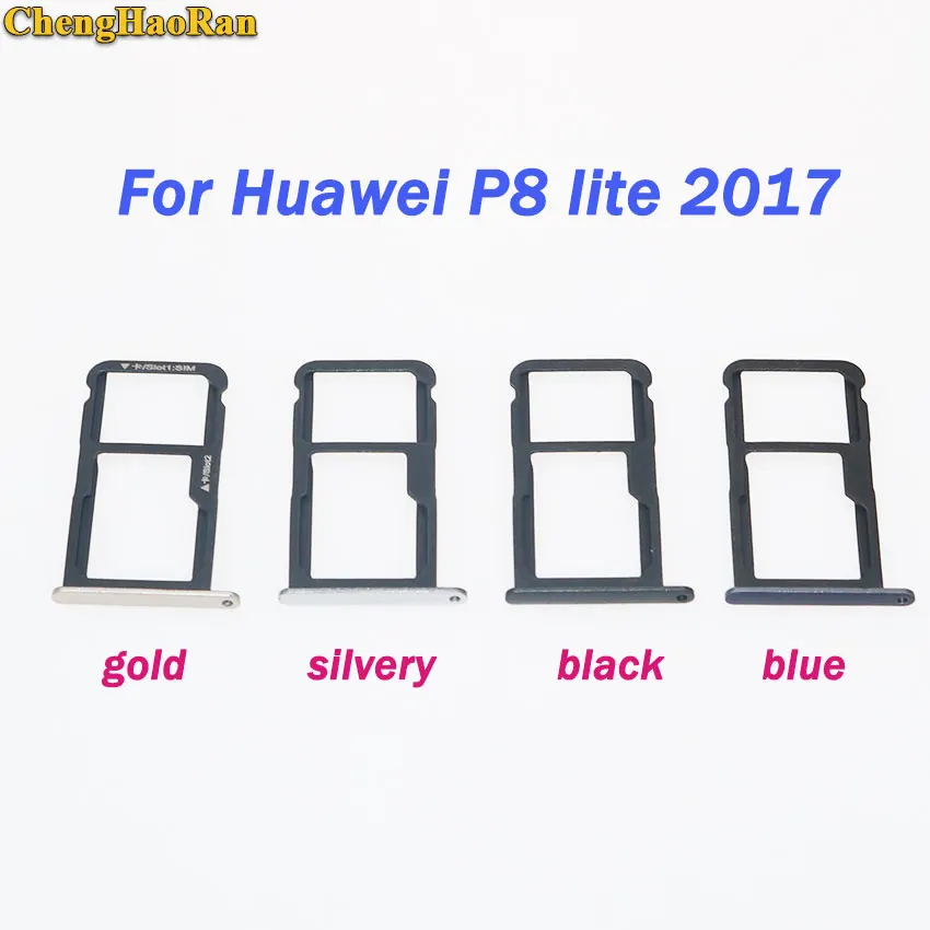 ChengHaoRan для Huawei P8 lite p8 2017 лоток sim карт Nano SIM & Micro S D Держатель Замена