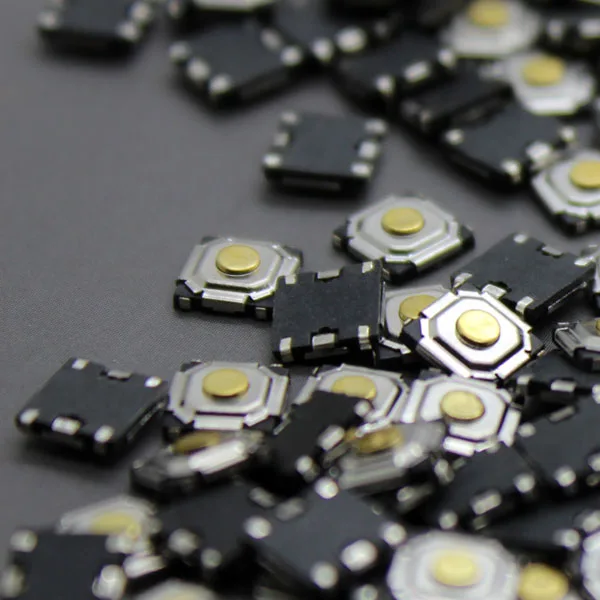 Мгновенный Такт Тактильный кнопочный переключатель 5x5x1 5 мм SMD крепление
