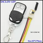 Система контроля доступа, переключатель дистанционного управления, приемник реле COM NO NC Micro Small Wireless Conroller DC 3,7 В 5 в 6 в 7,4 В 9 в 12 В