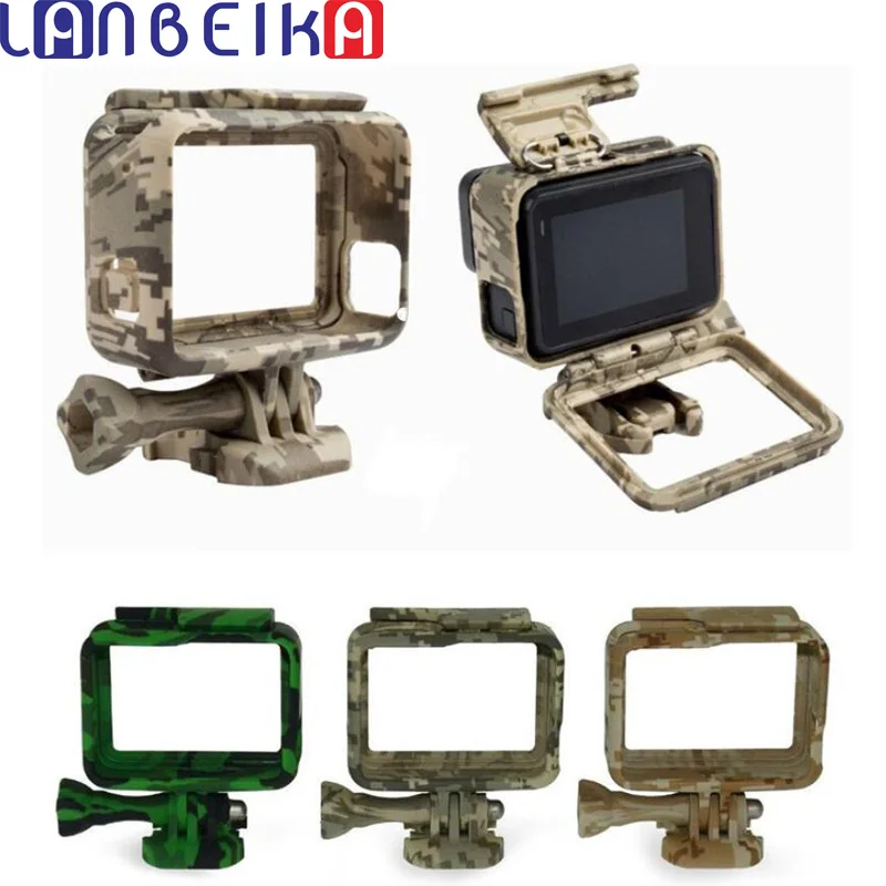 LANBEIKA для Gopro Камуфляжный цвет стандартная рамка защитный корпус чехол GoPro Hero 7