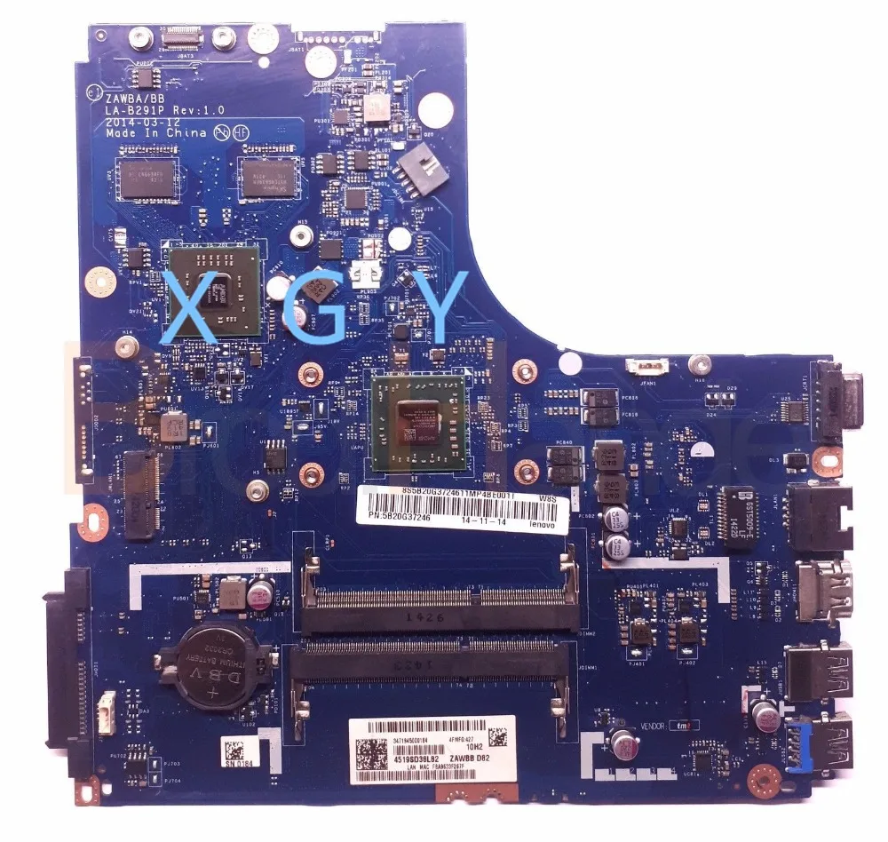 Для Lenovo B50-45 материнская плата для ноутбука LA-B291P ZAWBB D82 w/ A6-6310 R5 M230