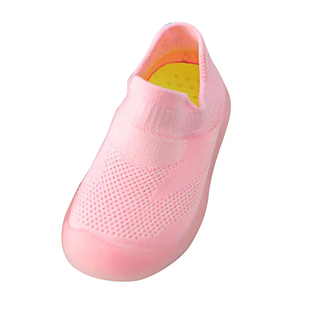 Pink 2 MUQGEW летнее, для малыша, для маленьких детей для маленьких девочек; с персонажами из мультфильмов для мальчиков, Красивые Вязаные гольфы дышащая обувь детская обувь для малышей; Zapatos - Цвет: Pink 2
