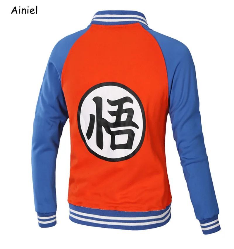 Черные костюмы для косплея аниме Z Super Son Goku бейсбольная куртка пальто школьная