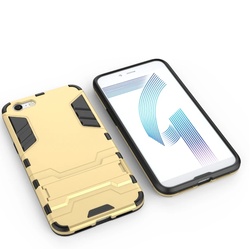 Для OPPO A71/OPPOA71 5 2 &quotЧехол ударопрочный автомат Броня гибридная резина силикон