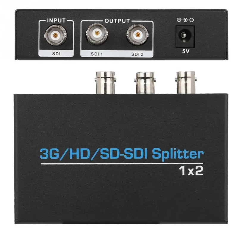 1X2 3G Hd Sd Sdi Video Splitter Combo Box Bnc 1 в 2 выхода дистрибьютора 1920x1080P для Hdtv (вилка