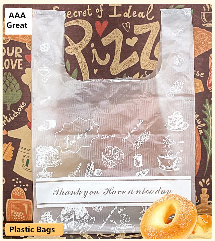 AAA отличные прозрачные сумки хозяйственная сумка супермаркет пластиковые ручка