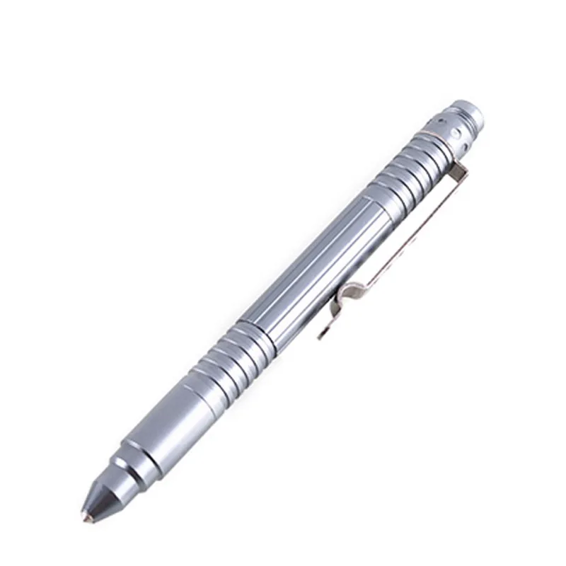 Multi Tools Pocket Tactical Pen with LED Flashlight Torch Light Outdoor Sports Camping Emergency Safety Hammer Self Defense