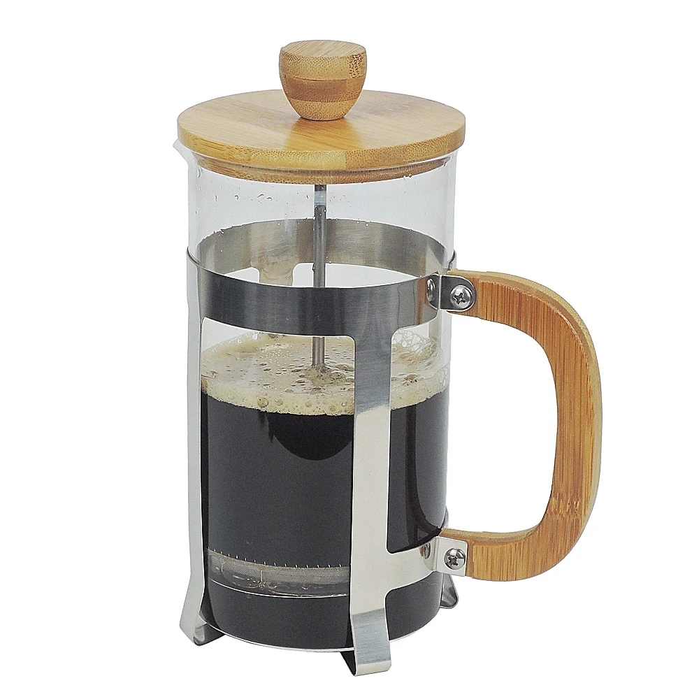 Французский Пресс Кофе чайник горшок с деревянной ручкой 2 чашки 3Cup 4Cup 12 унций 20 27