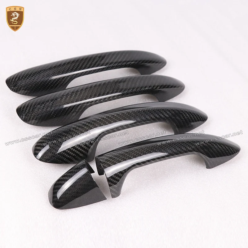 Крышка дверных ручек из углеродного волокна подходит для Mercedes Benz C Class W205 C180 C200 C250