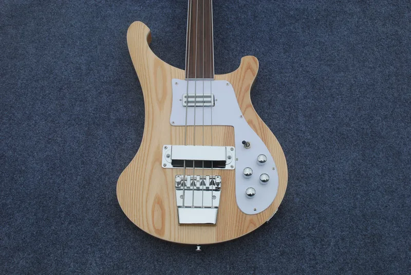 Новинка 2019 года фабрика и деревянный цвет Rickenback 4003 fireglo 4 струны басовая гитара