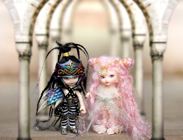 Fairyland FL Realpuki Роро BJD кукла 1/13 розовая улыбка эльфы игрушки