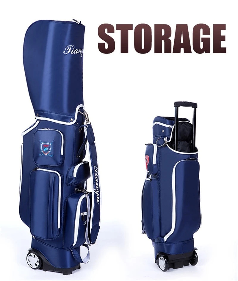 

Retractable Men Women Golf Bag Large Capacity Standard Ball Bag Travelling Aviation Package Contain Full Set of Club D0638
