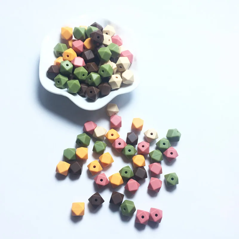 wooden mix 200 шт. силиконовый для детей для прорезывания зубов Прорезыватель бисер DIY геометрический 11 мм безопасный пищевой Клас Уход жевательные круглые силиконовые бусы ожерелье - Цвет: wooden mix