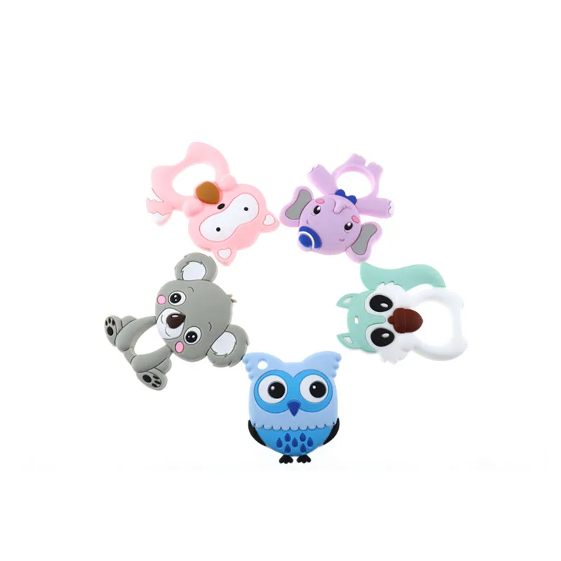 Прорезыватель для зубов силиконовый без БФА в виде животных|teether silicone|silicone