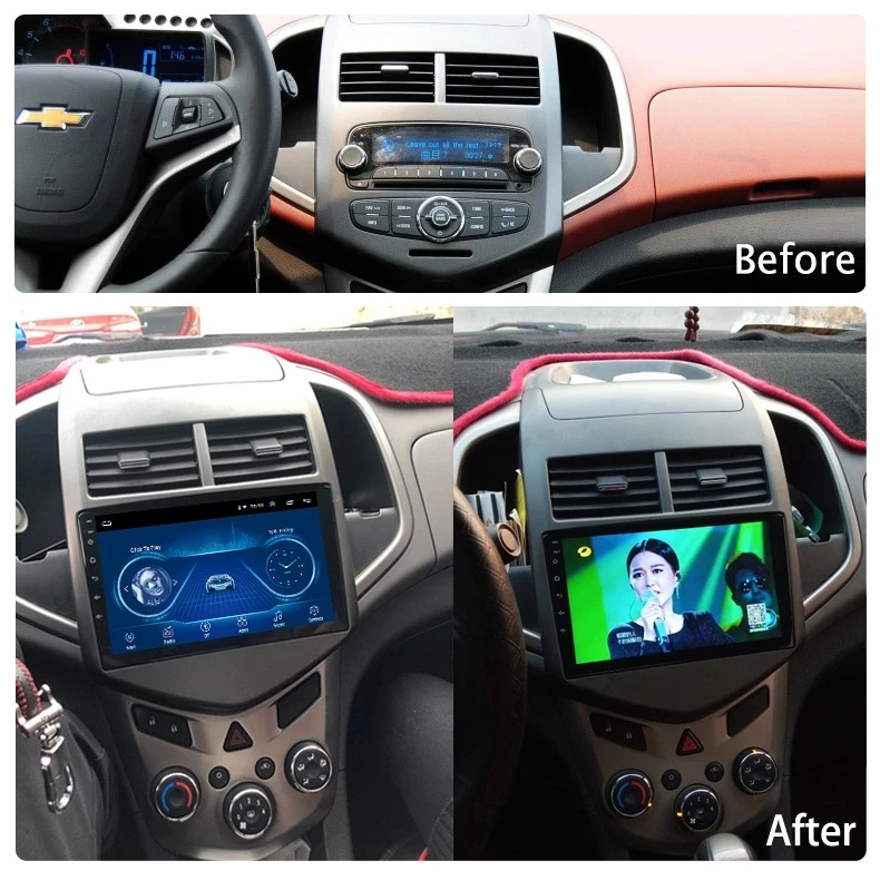 Ectwodvd 9 дюймов Andriod 8 1 Автомобильный gps навигация для Chevrolet Aveo Sonic 2011 2013