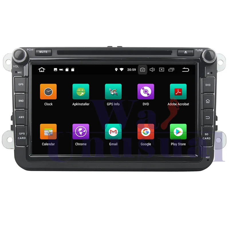 DVD-плеер wanобычно на Android 9 0 для VW Magotan/Caddy/Passat/ Sagitar/Tiguan/Touran/ Jetta/Seat/CC/Polo GPS-навигация