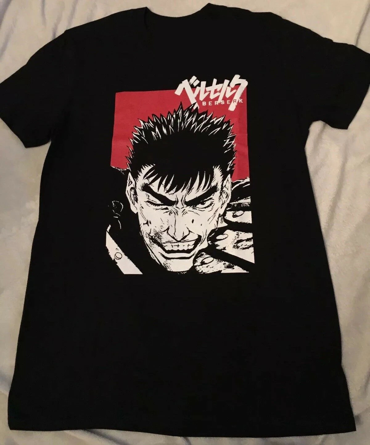 Футболка Berserk черная размер S 3xl летняя модная футболка с короткими рукавами