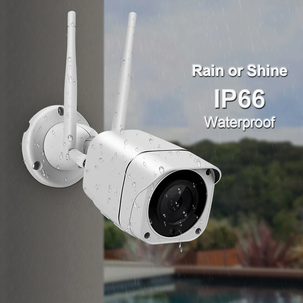 IMX307 2MP Беспроводная цилиндрическая WiFi Камера уличная Водонепроницаемая ip-камера 1080P HD IR ночное видение CCTV камера видеонаблюдения