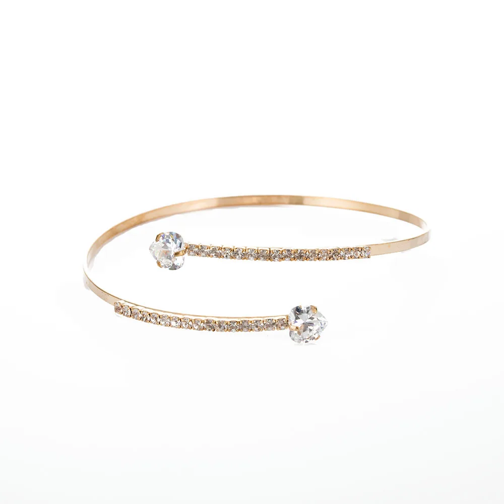 Браслет с двойным сердечком браслет из циркония модные ювелирные изделия