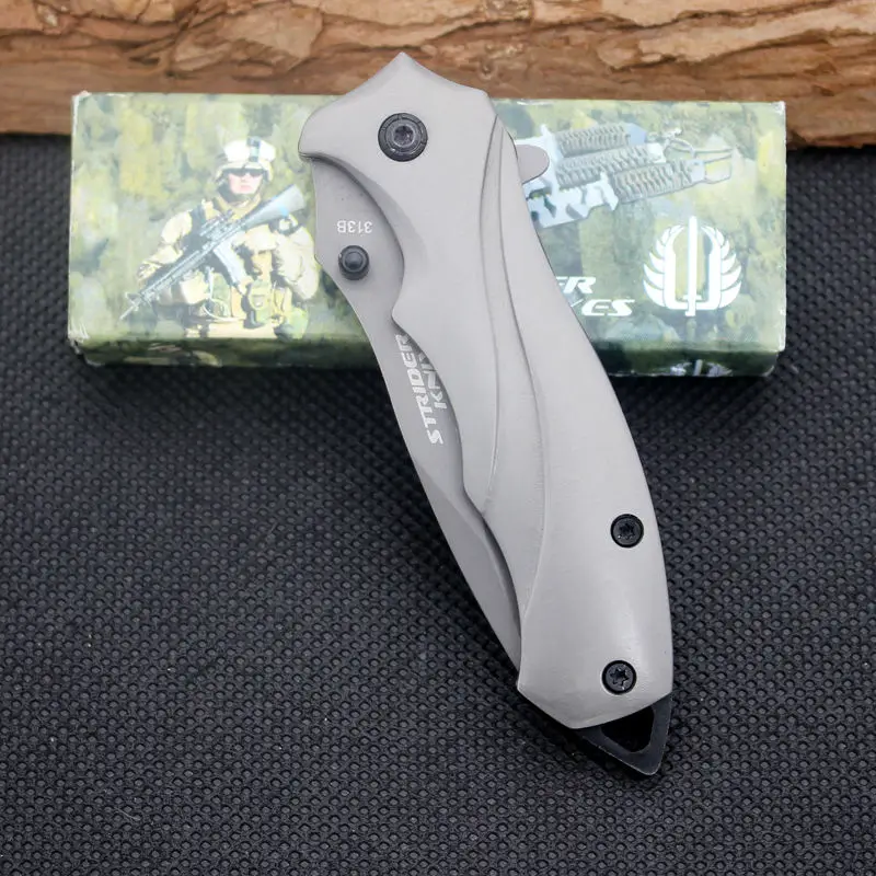 Folding Knife STRIDER Survival Knifes 8cr13mov Steel Blade Handle Pocket Hunting Tactical Knives Camping Outdoor tools Y63 | Инструменты