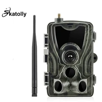 hc801m trail camera 2g sms 1080p infrared night vision 0 3s trigger time hunting cameras wildlife photo video surveillance