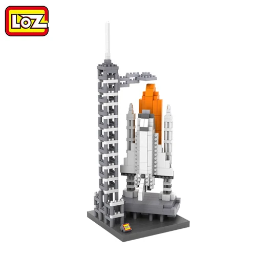 LOZ бриллиант Мировая архитектура достопримечательности модели статуи Моаи