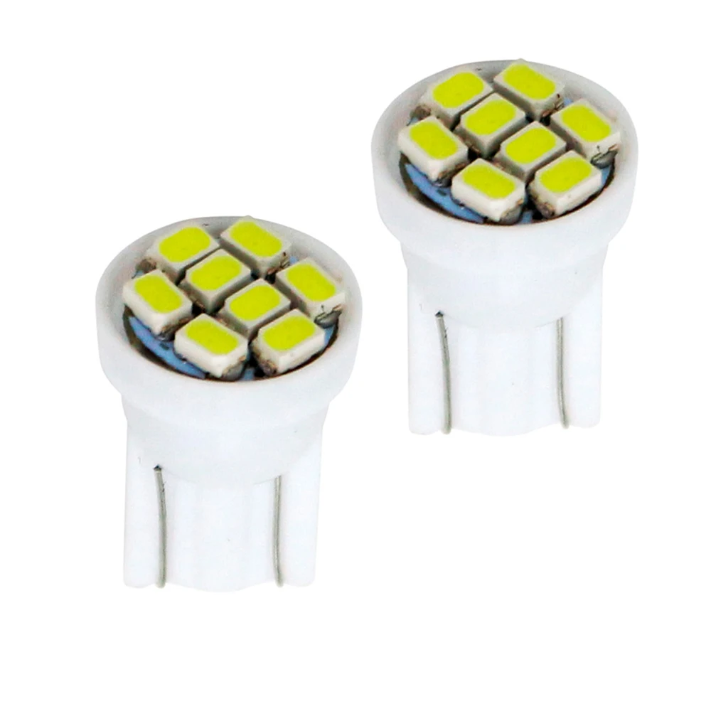 CJXMX 2 шт. T10 W5W 168 194 8 SMD 3020 Светодиодный светильник на танкетке 12 В Автомобильный
