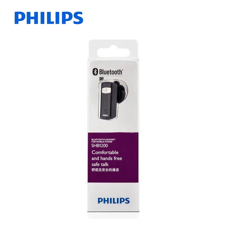 PHILIPS SHB1200 беспроводной наушники Поддержка Bluetooth музыка шум шумоподавления