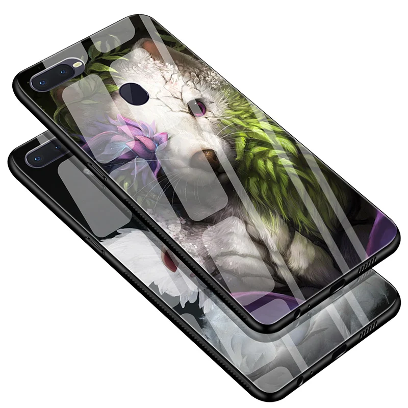 Модные закалённое Защитное стекло для OPPO F9 Стекло чехол OPPOF9 Защитная крышка F 9